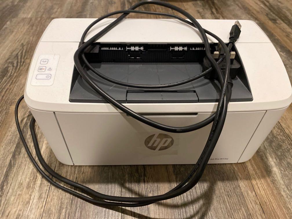 HP black and white printer with cartridge insode, Computers & Tech