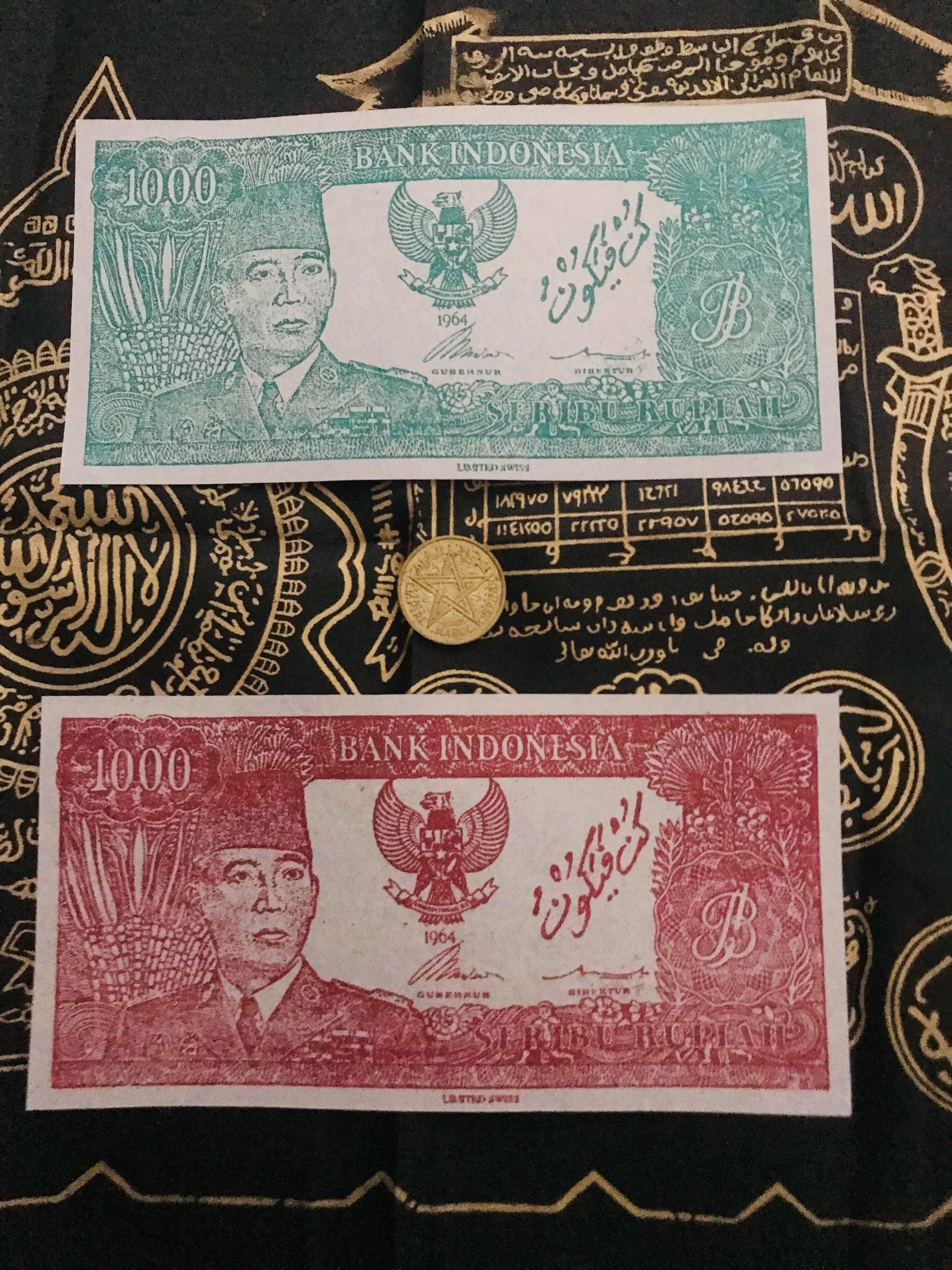 Ibu Duit Bung Karno Wealth Attraction Note 幸运钱注 Hobbies Toys Memorabilia Collectibles Vintage Collectibles On Carousell