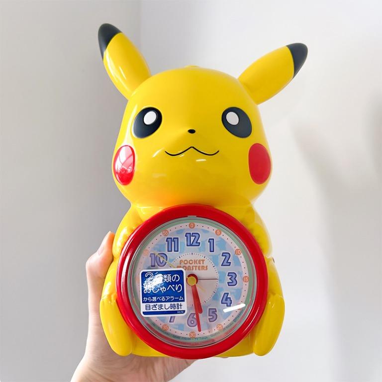Japan Seiko Alarm Clock Pokemon Pikachu Talking Alarm Analog Japan,  Furniture & Home Living, Furniture, Tables & Sets on Carousell