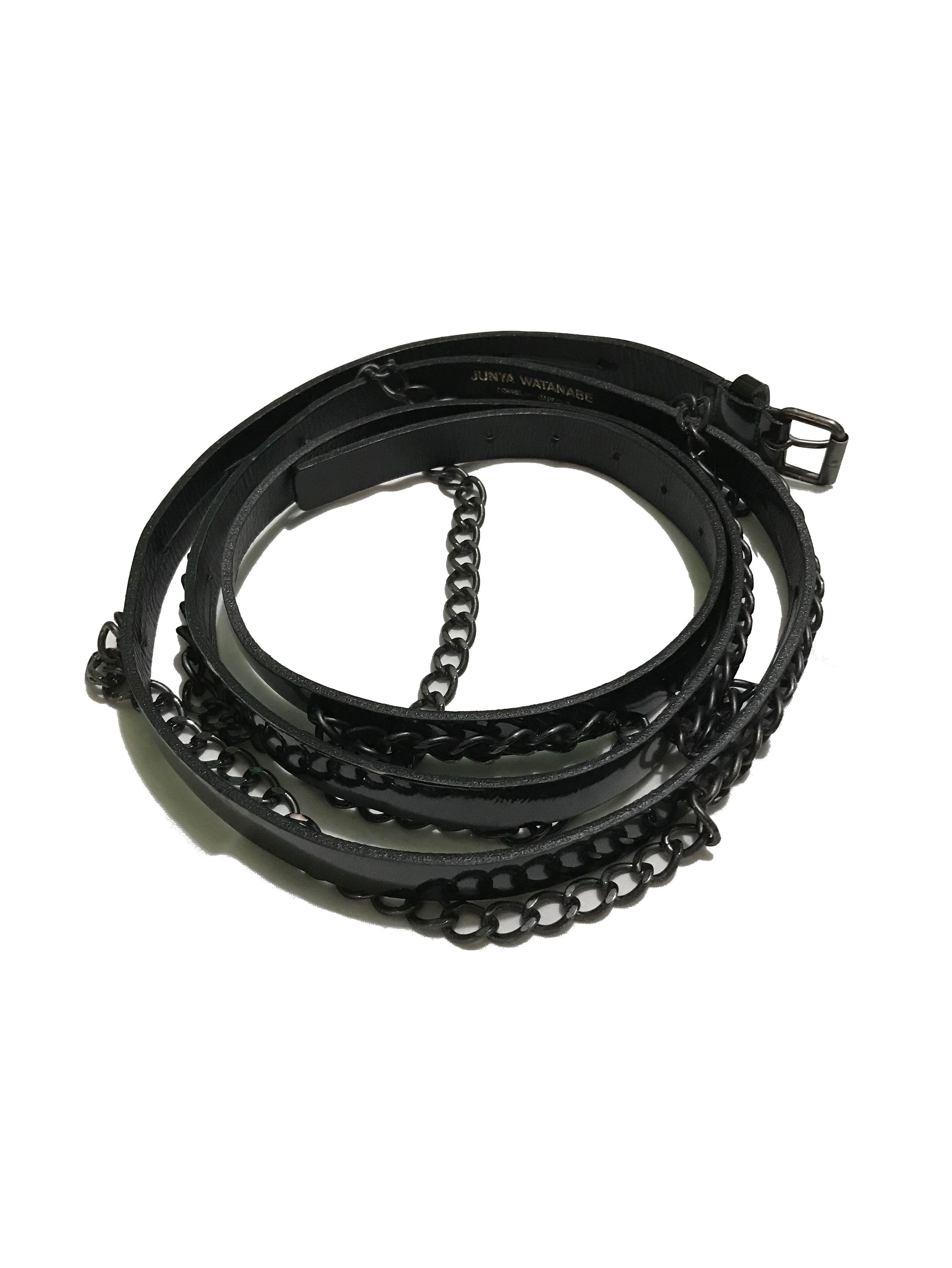 Junya watanabe comme des garcons fw17 double loop chain belt Junya watanabe comme des garcons fw17 double loop chain belt