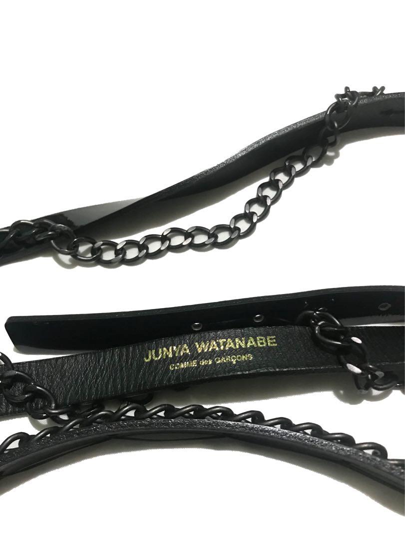 Junya watanabe comme des garcons fw17 double loop chain belt 
