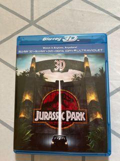 Jurassic Park 3D Blu-Ray Discs