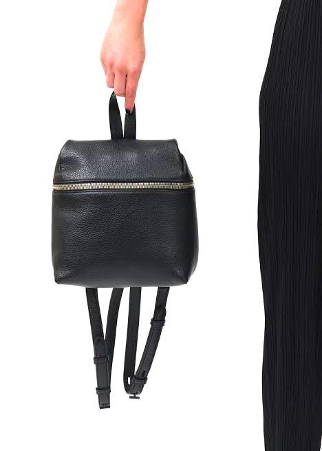 kara double zipper backpack