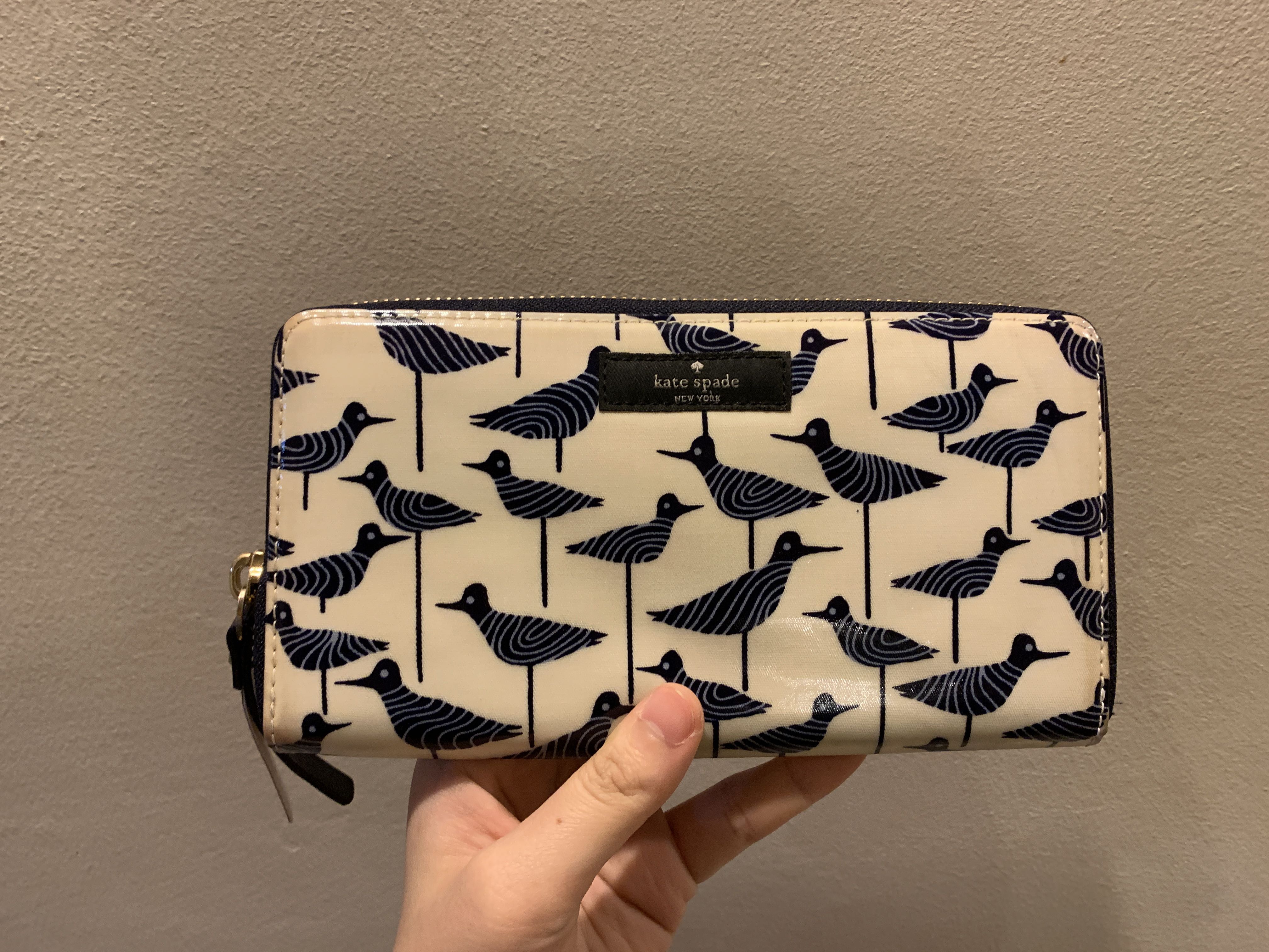 Kate spade bird wallet hotsell
