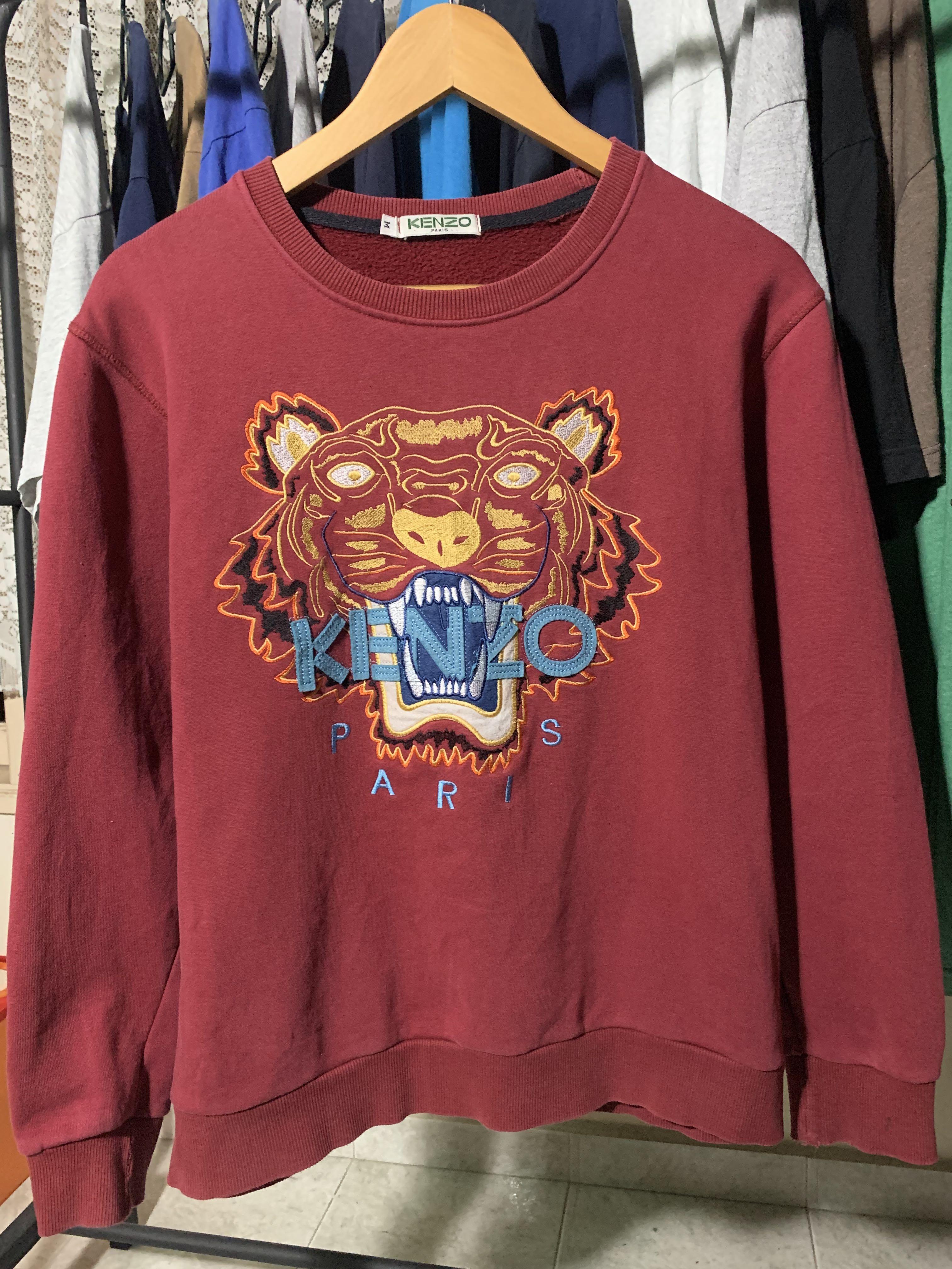 Tiger store embroidered sweatshirt