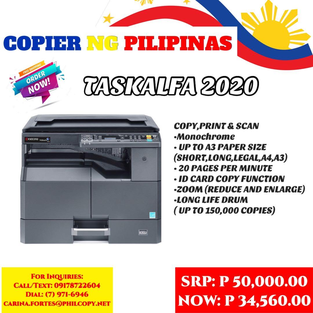 KYOCERA TASKALFA 2020, Computers & Tech, Printers, Scanners & Copiers ...