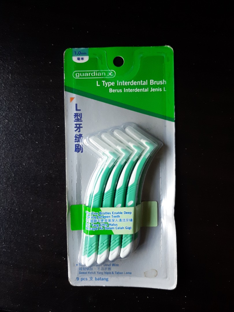 L type interdental brush from Guardian, Beauty & Personal Care, Oral
