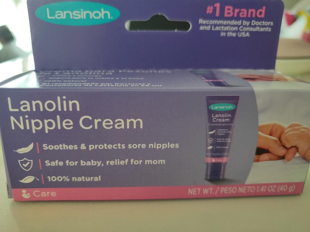 Lansinoh Lanolin Nipple Cream for breastfeeding, 1.41 ounces, 40g