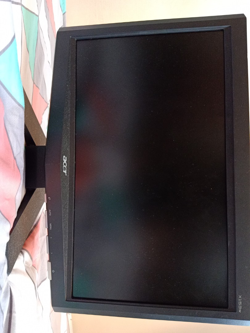 LCD Monitor VGA Connection Acer X153W 