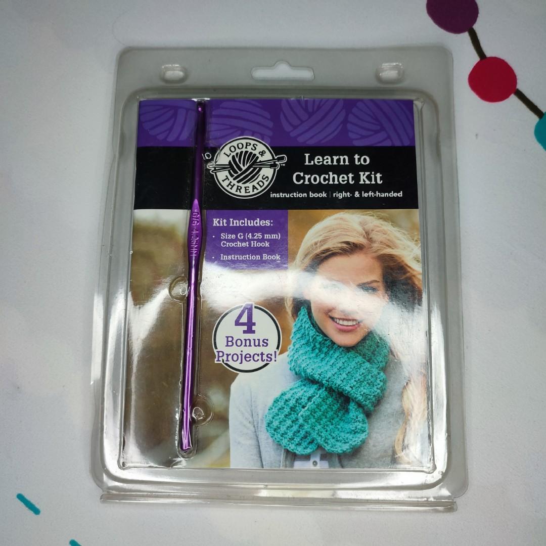 BN: Learn to Crochet Kit by Loops and Threads (Category: Handmade Craft) located in Rizal. Submitted by everythingfancy.ph (Listing ID 1102731280, Image 1). Description: item from US 🇺🇸.
