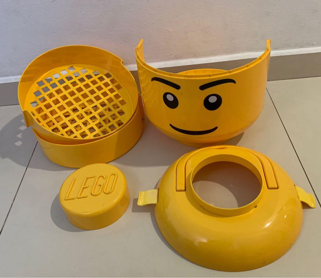 Lego head 2024 storage with handle