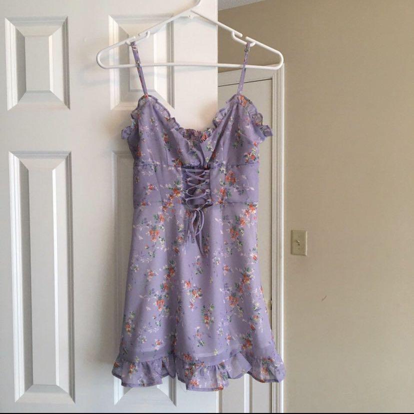 Reformation lilac dress sales