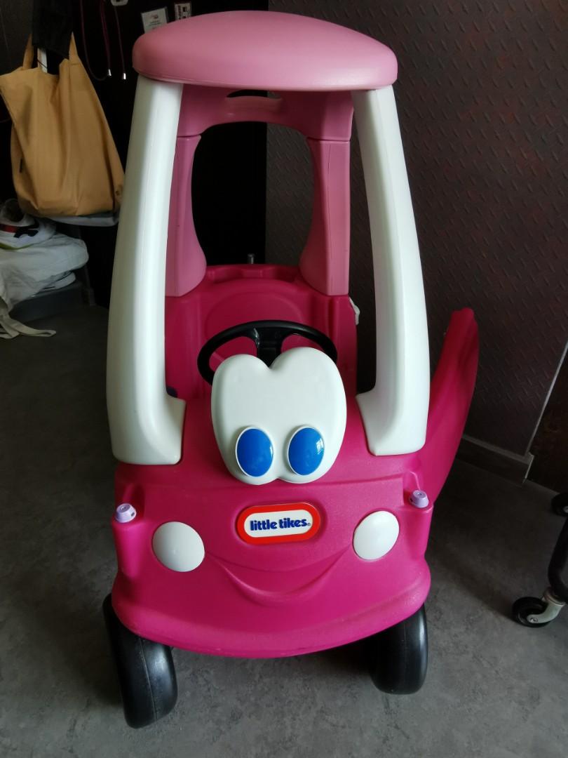 Little Tikes Pink Car, Babies & Kids, Infant Playtime on Carousell
