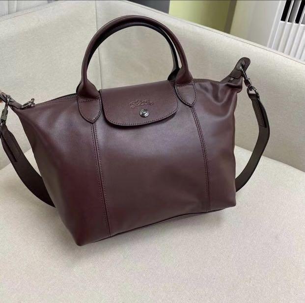 Longchamp Le Pliage Cuir Mini XS, Luxury, Bags & Wallets on Carousell