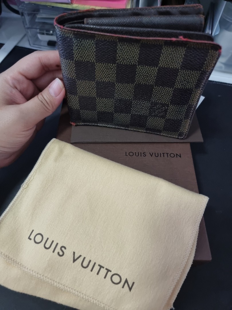 Louis Vuitton Pince Wallet Damier Ebene Brown - Bags Valley