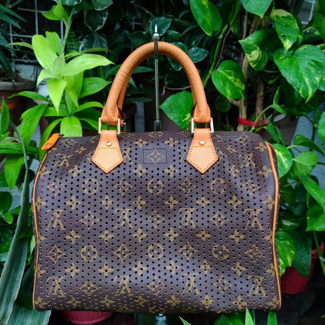 LV Speedy Perforated, Luxury, Bags & Wallets on Carousell