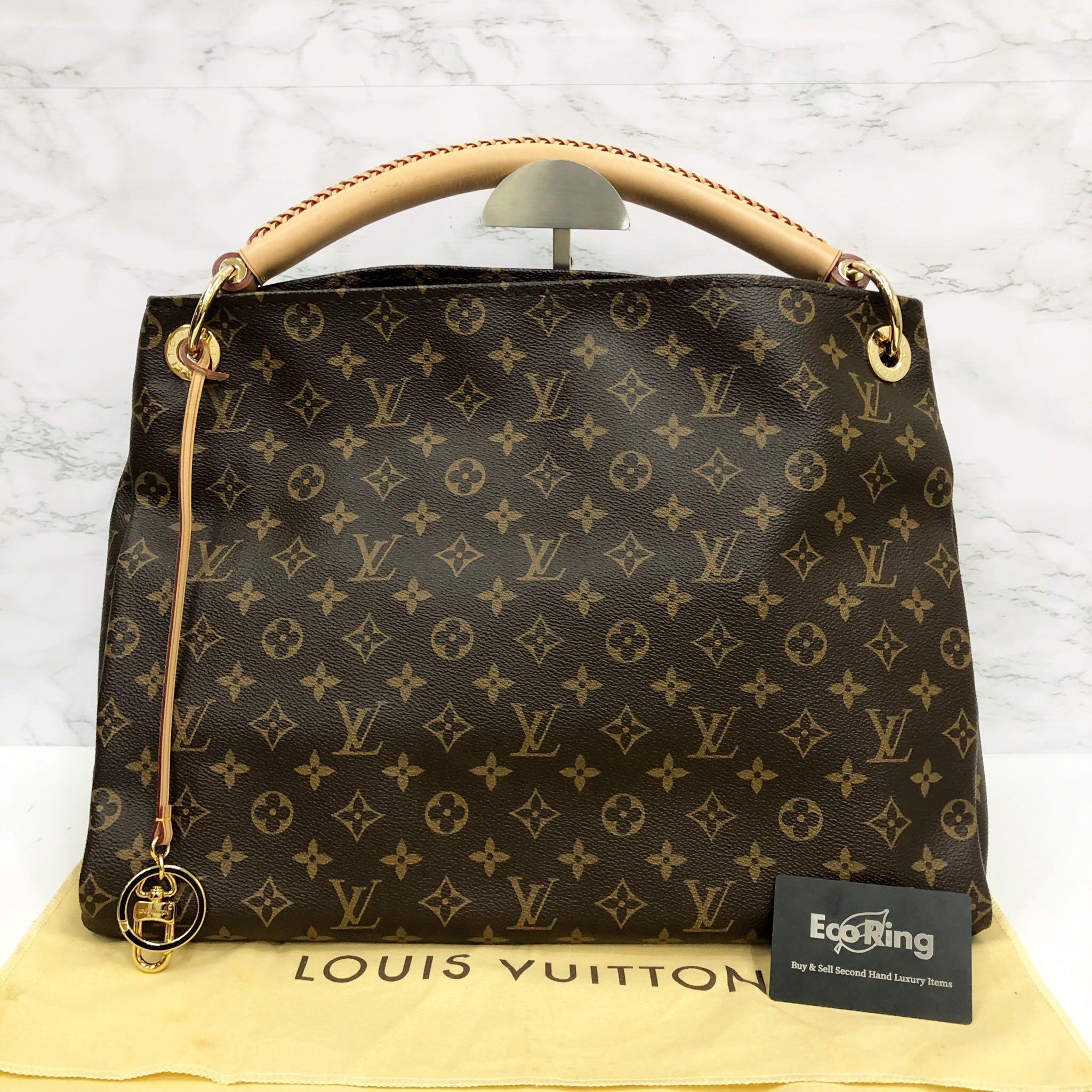 Authentic Louis Vuitton Monogram Artsy MM Hobo Shoulder Handbag M40249 