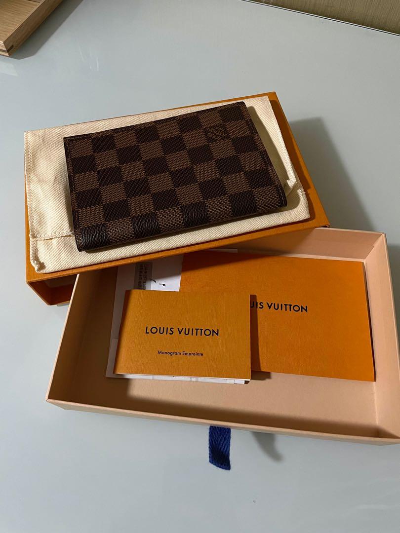 Louis Vuitton - Passport Cover Damier Ebene Canvas