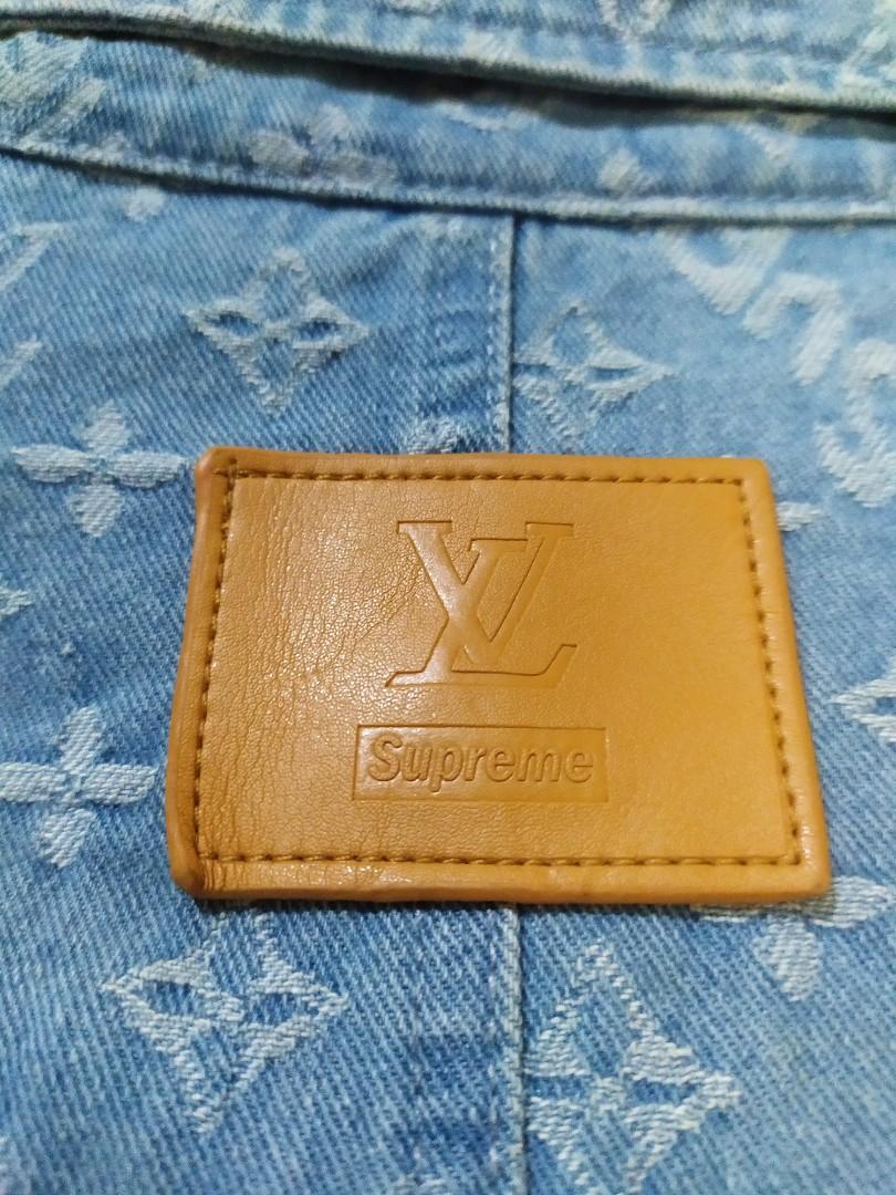 Louis Vuitton x Supreme denim jacket, 2 colors ⋆ ALIFINDS.NET