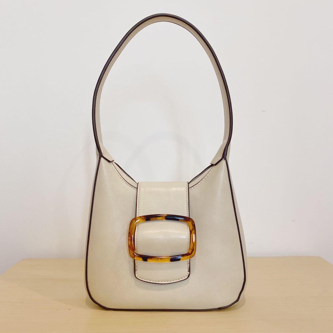 Mango MNG Tortoiseshell Buckle Bag