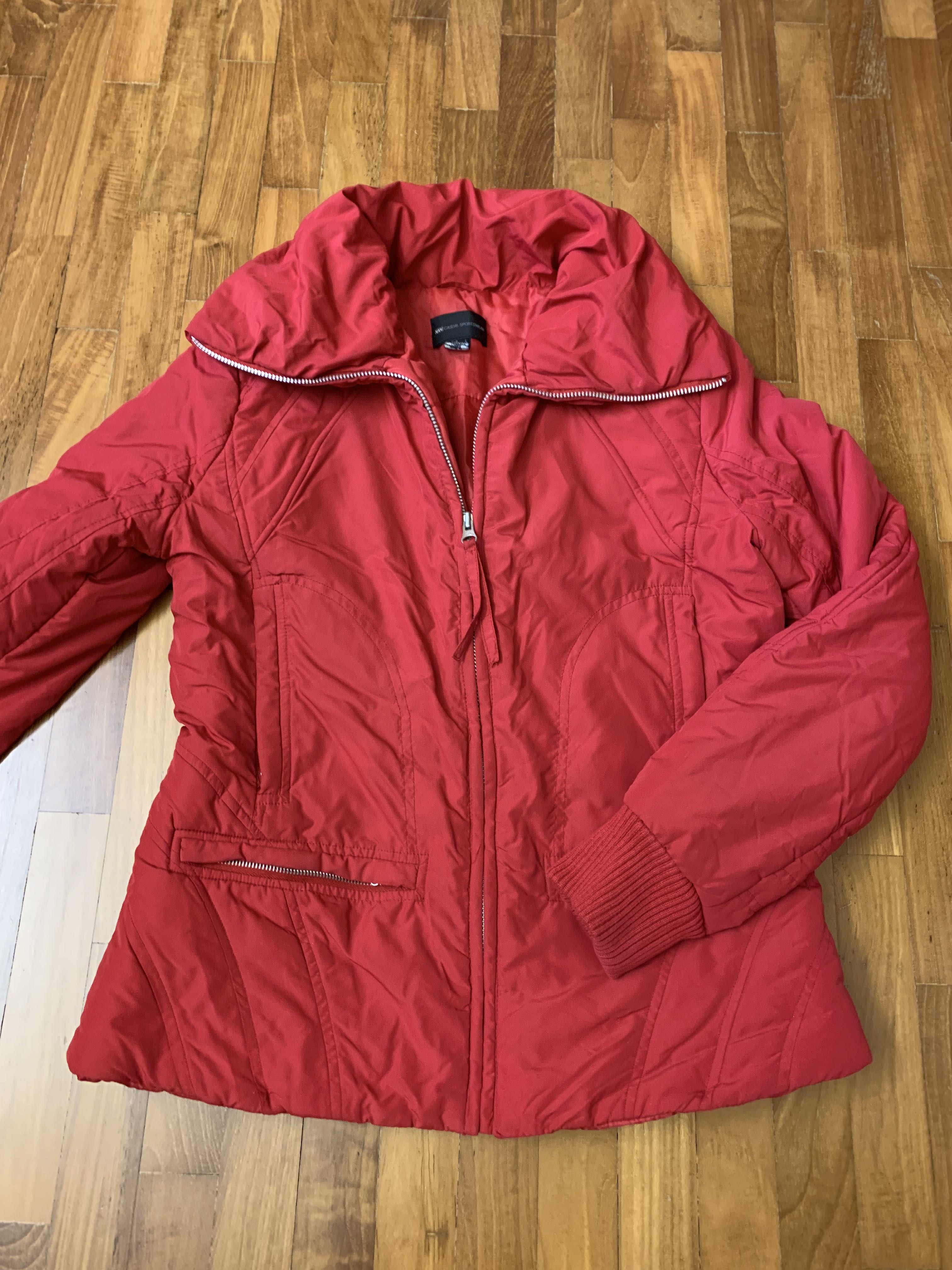 White house black market red jacket top