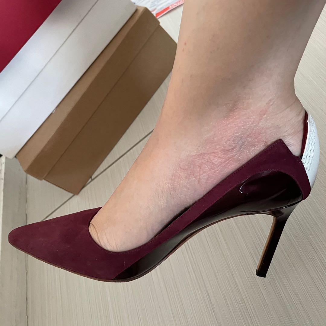 Purple best sale multicolor heels