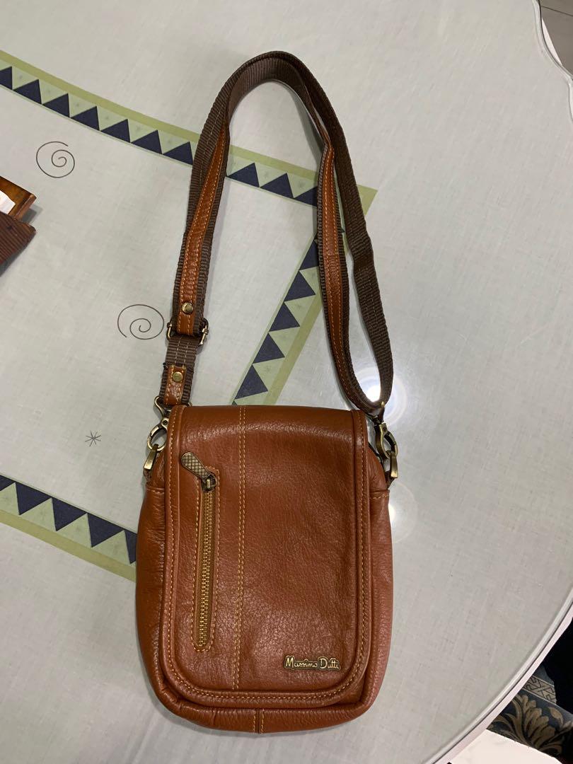 Massimo Dutti Sling Bag (Category: Luxury Bags & Wallets) located in Makati City. Submitted by mike2829 (Listing ID 1102736567, Image 2). Description: For Sale Massimo Dutti sling bag Brown color Dimension : length - 7.5”, height - 9.00” Pre loved from Italy Location : Makati City Price is negotiable Reason for selling : decluttering .
