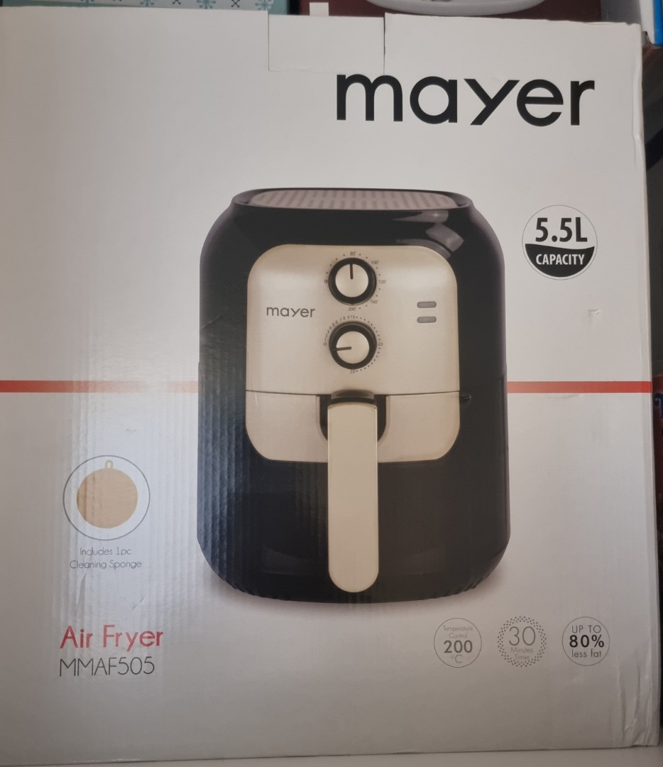 Mayer 5.5L Air Fryer MMAF505, TV & Home Appliances, Kitchen Appliances