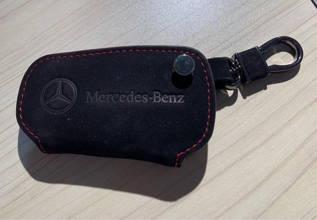 Mercedes Benz Alcantara Leather Key case Car Accessories