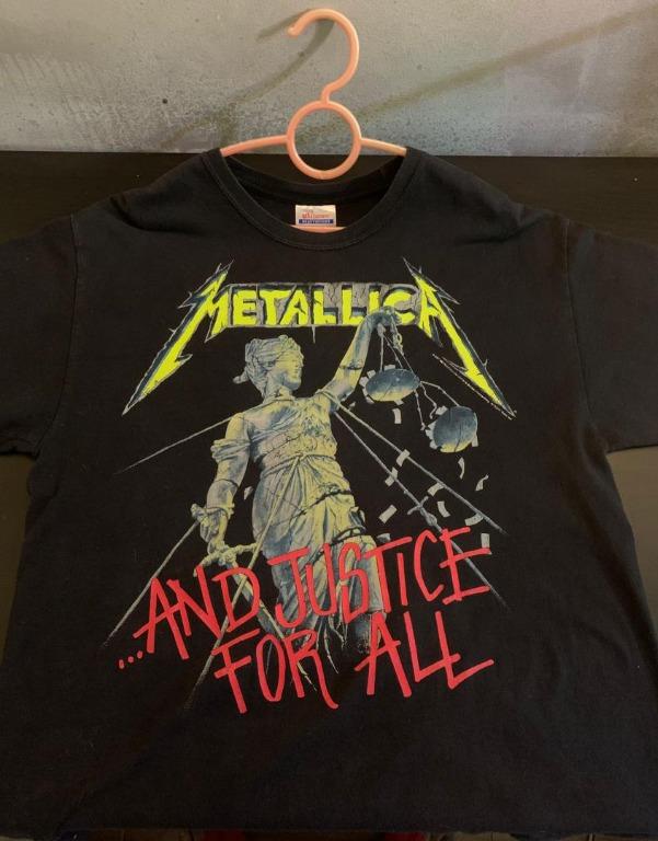 METALLICA AND JUSTICE FOR ALL BAND TEE SHIRT YEAR 2007, Men's