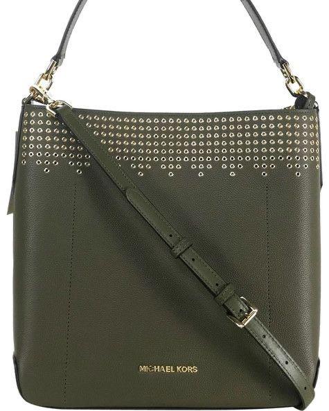 Michael kors hayes deals large bucket shoulder bag