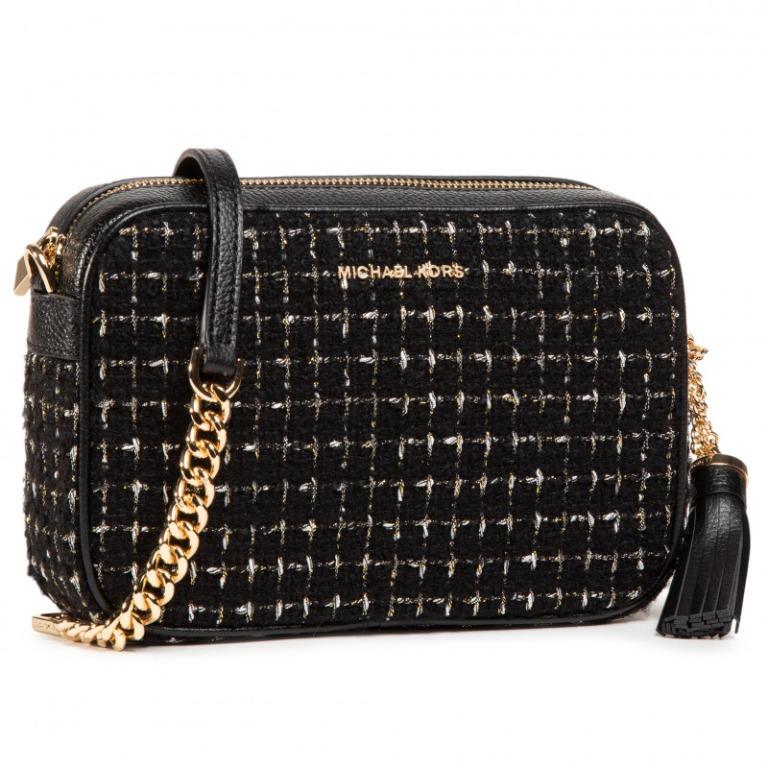 Michael kors md camera bag black store