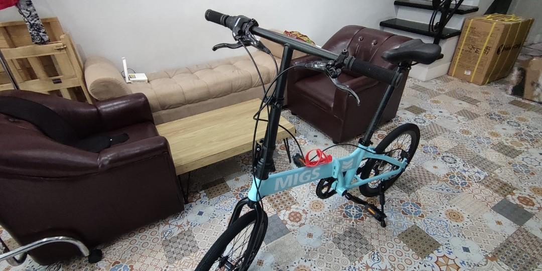 Migs folding bike on sale
