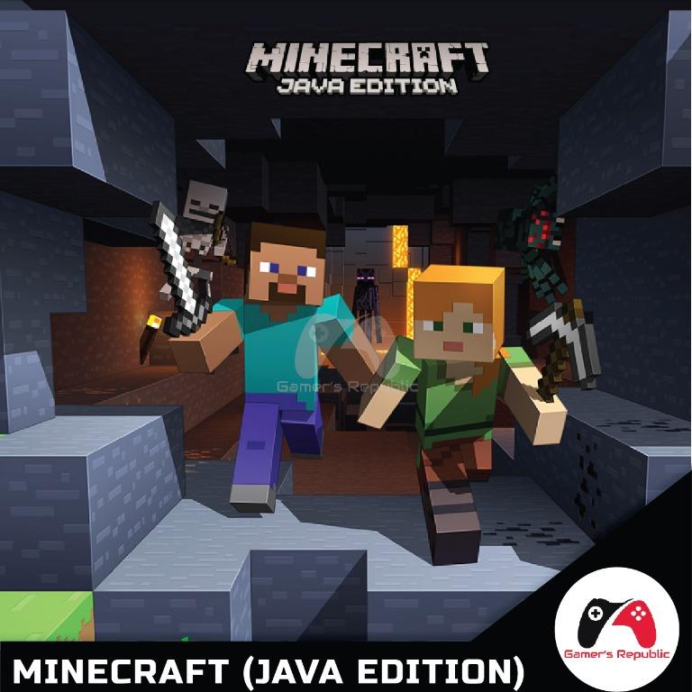 Minecraft Java Edition (Licensed / 100% Original), Video Gaming, Video ...