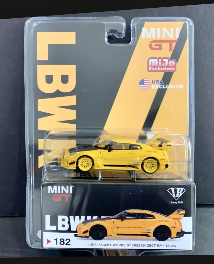 MINIGT LIBERTY WALK 35GT-RR イエロー (チェイス)（IN HAND