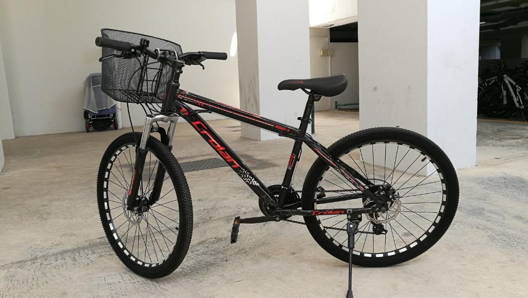 Mountain bike MTB Crolan 500 under 3 months Sports Equipment Bicycles Parts Bicycles on Carousell