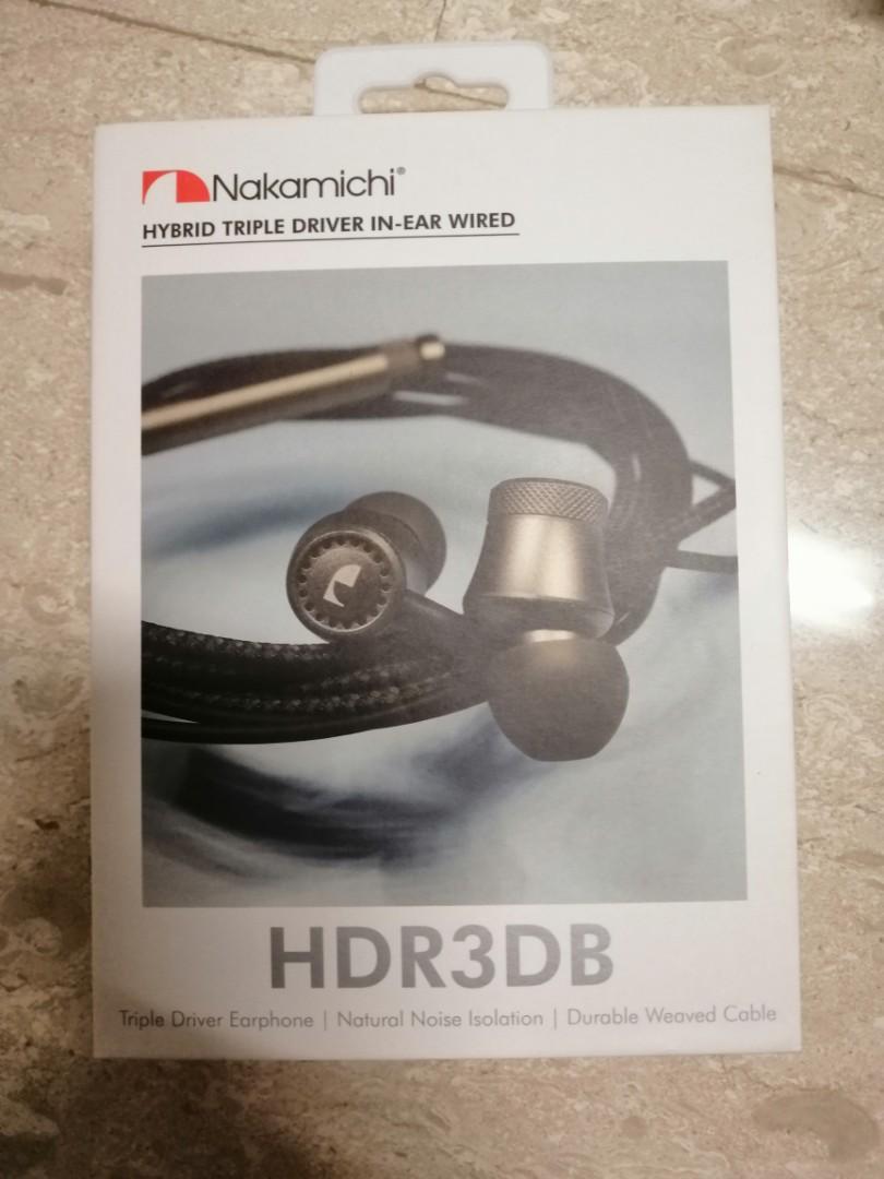 Nakamichi HDR3DB, Audio, Earphones on 