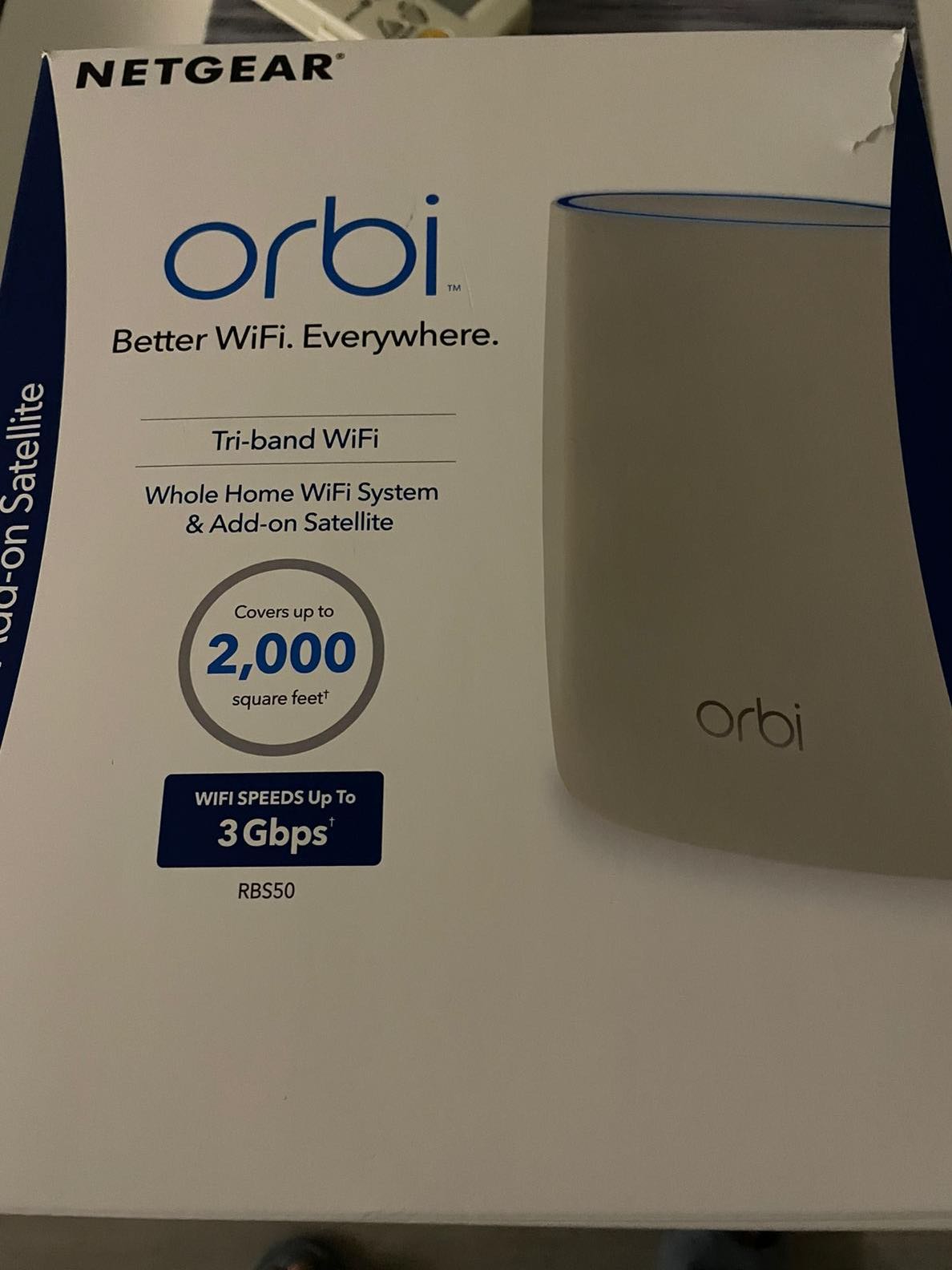 Netgear RBS50 (Orbi Satellite Unit) 《全新未用過》, 電腦＆科技, 電腦周邊及配件, Wifi及上網相關