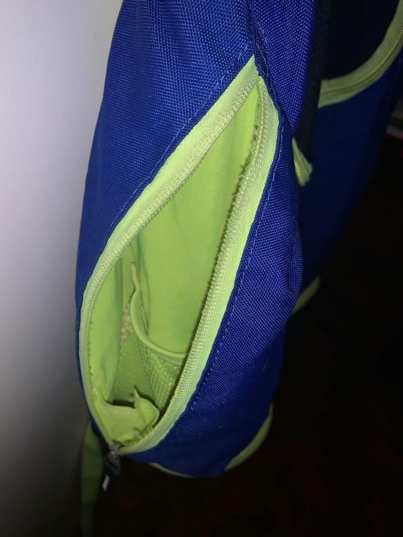 Nike Kevin Durant Backpack (Category: Other Sports Equipment and Supplies) located in Pateros City. Submitted by carlovalenz (Listing ID 1102862087, Image 3). Description: All around sports bag - kasya ang basketball - built-in shoe bag below as seen in the big zipper - Isolation zipper for drinks on the right pocket 8/10 Condition.