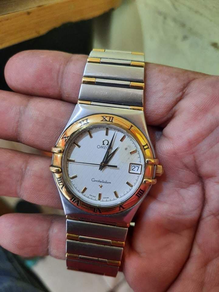 Omega 2 tone constellation mens, Luxury 
