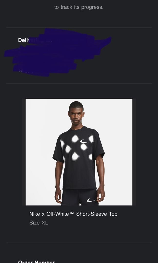 XL) Nike Off-white Short-Sleeve 