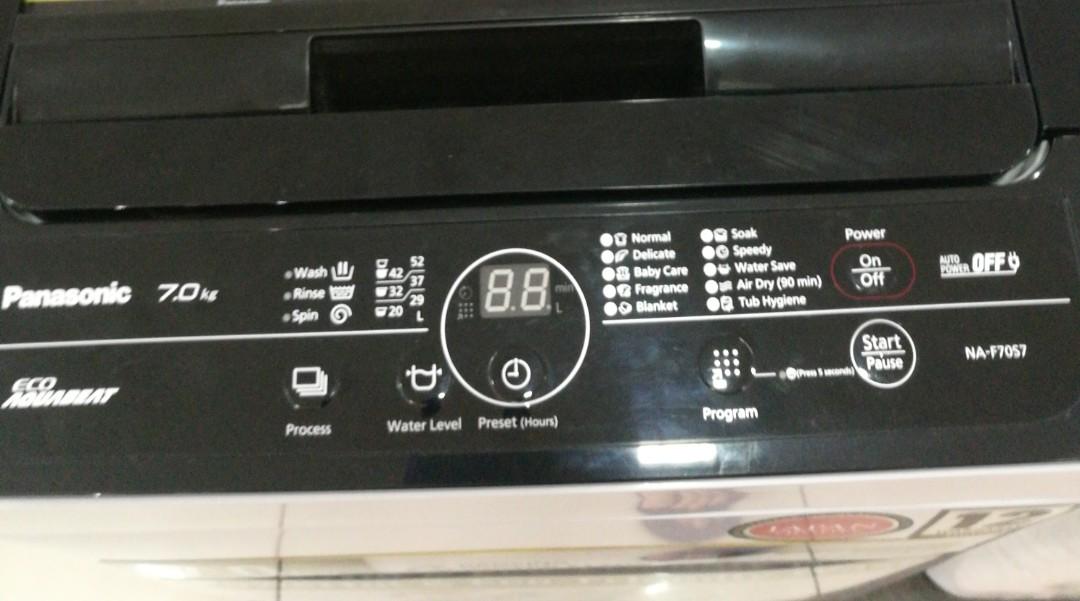 Panasonic Brand New Washing Machine Automatic Top Load Washer 6.5kg