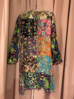 Patch Work Shirt Dress #Helpme