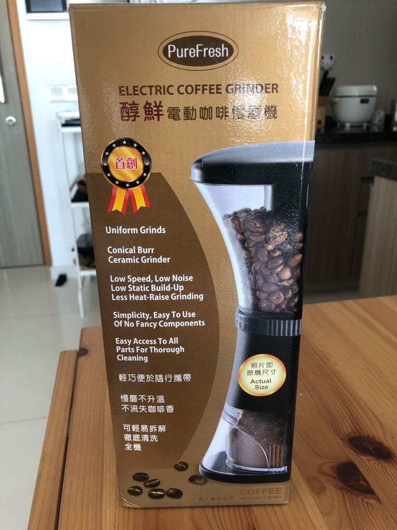 PureFresh Electric Coffee Grinder Most Affordable and Consistent