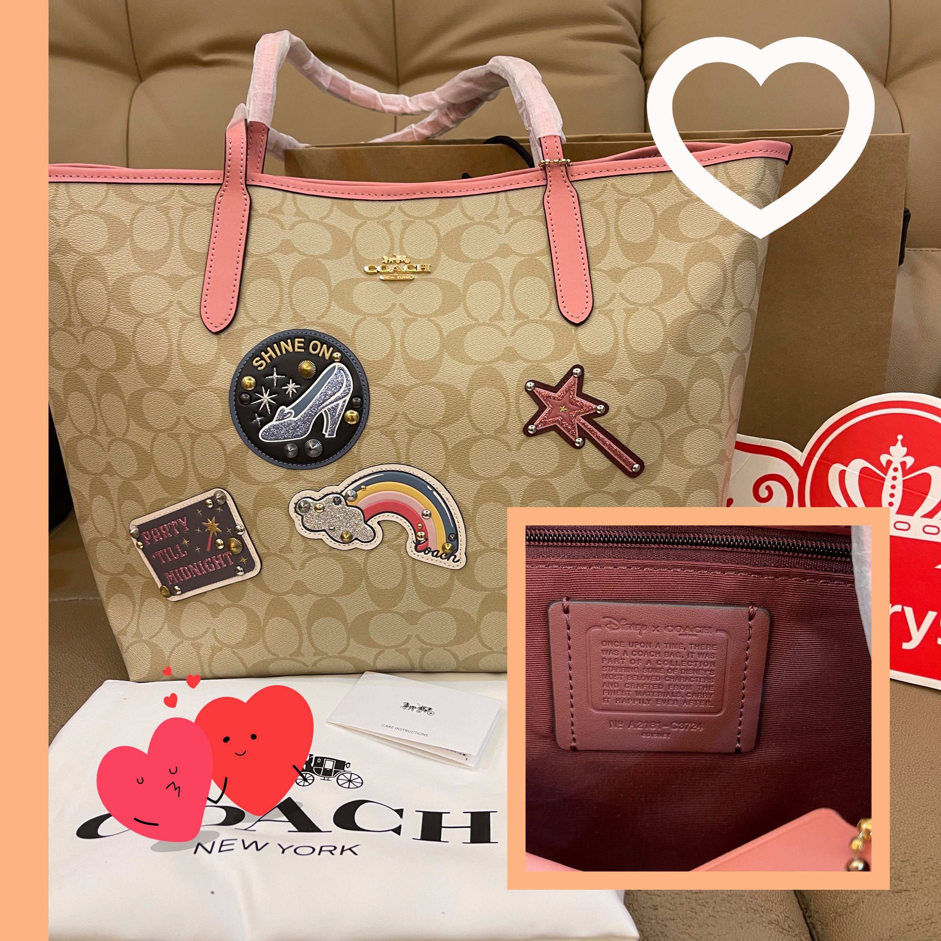 Tote bag discount coach disney