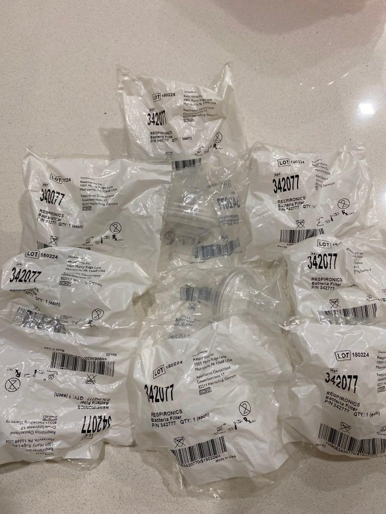 Respironics Bacteria Filter, Health & Nutrition, Medical Supplies