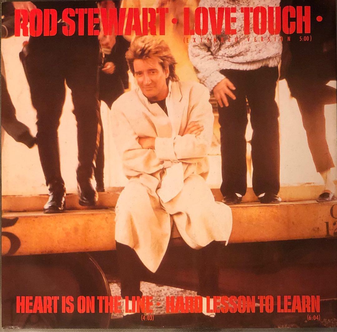 ROD STEWART…”LOVE TOUCH” (EXTENDED VERSION)…12” Single (45 rpm)~黑