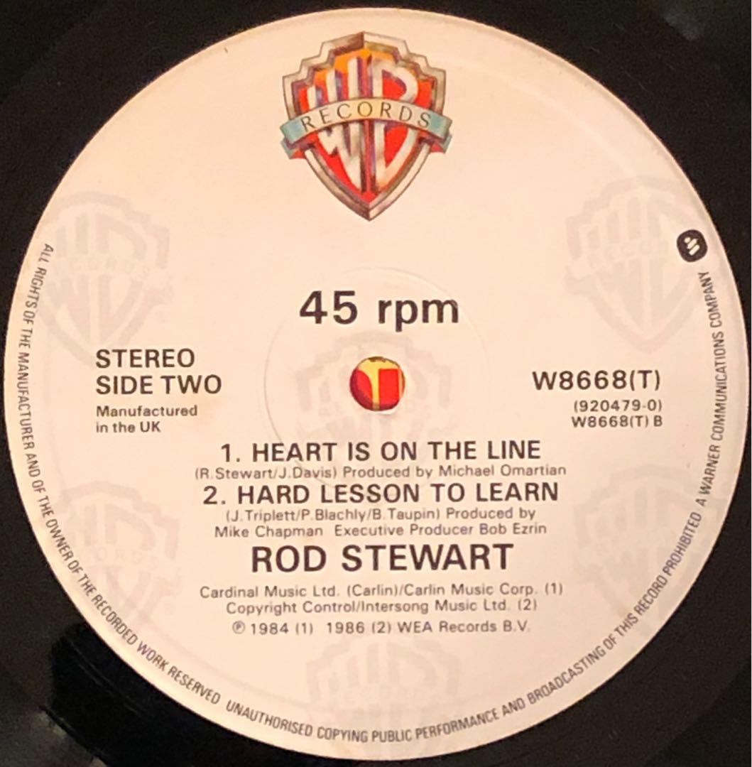 ROD STEWART…”LOVE TOUCH” (EXTENDED VERSION)…12” Single (45 rpm)~黑