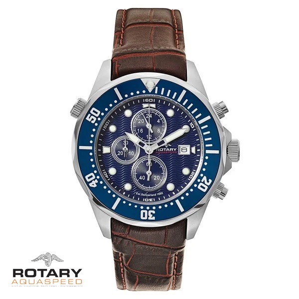 Rotary Aquaspeed Blue Chronograph Watch AGS00070 C 05