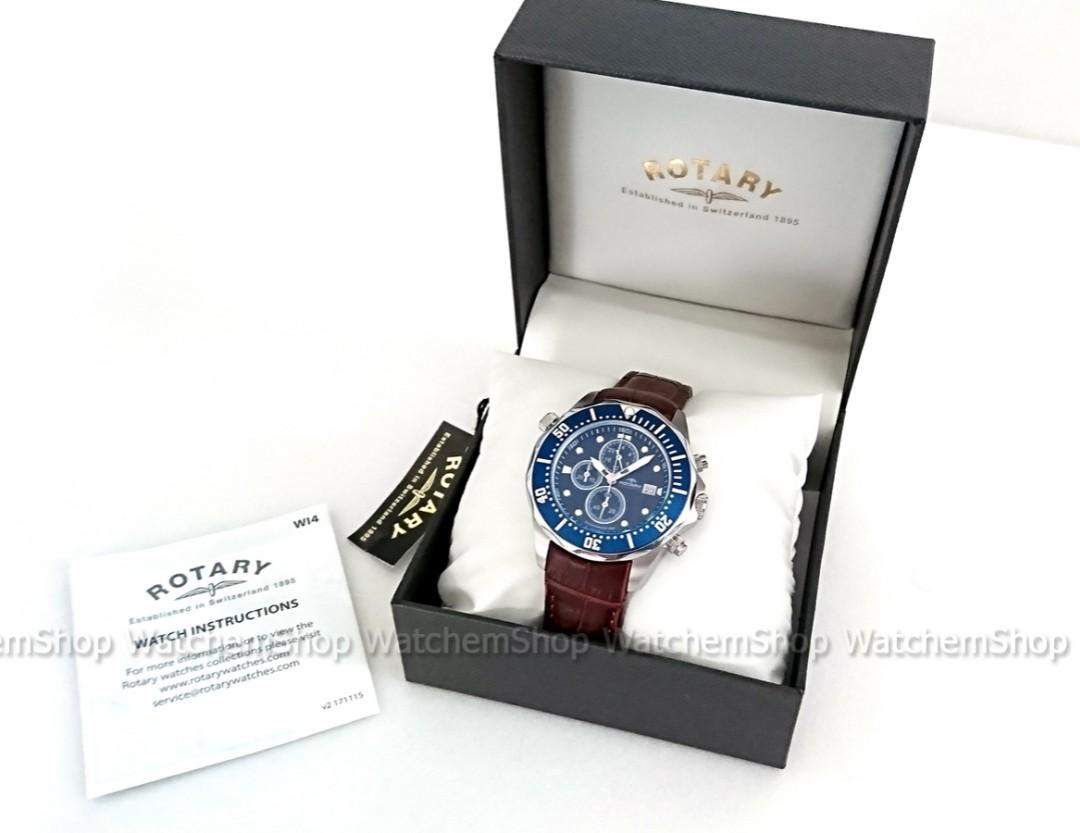 Rotary Aquaspeed Blue Chronograph Watch AGS00070 C 05